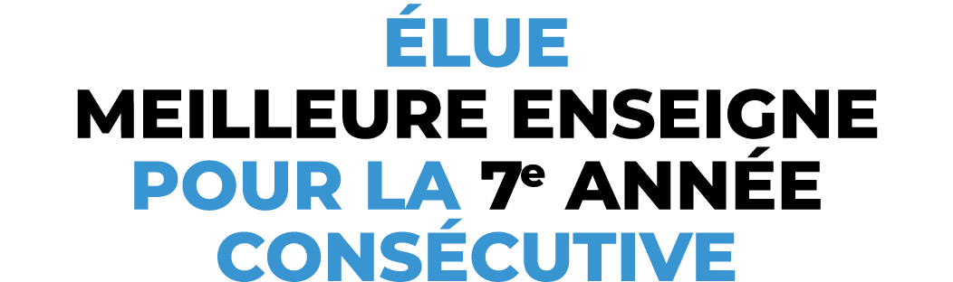  luE meilleure enseigne pour LA 7e ann e cons cutive 