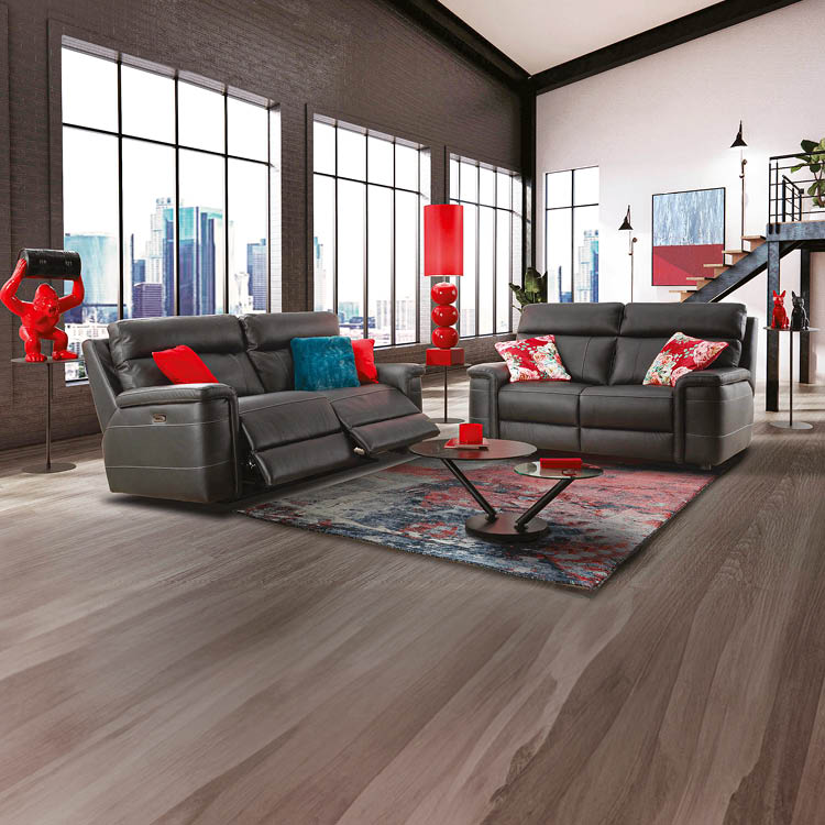 The interior ,Modern loft style living interior design. 3d rendering