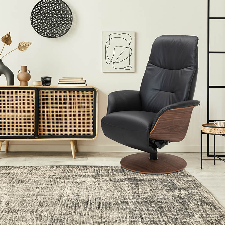 Interior design of living room at nice scandinavian apartment with stylish furnitures and elegant accessories. Modern home decor. Template.