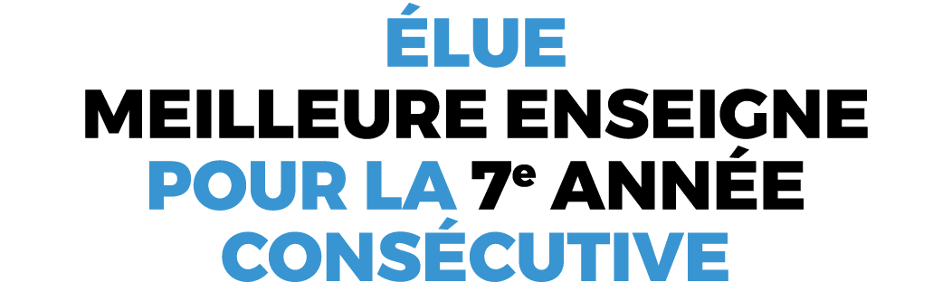  luE meilleure enseigne pour LA 7e ann e cons cutive 