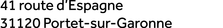 41 route d’Espagne 31120 Portet sur Garonne