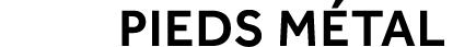 pieds m tal