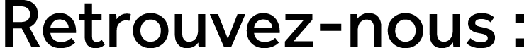 Retrouvez nous :