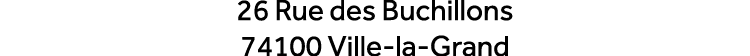 26 Rue des Buchillons 74100 Ville la Grand