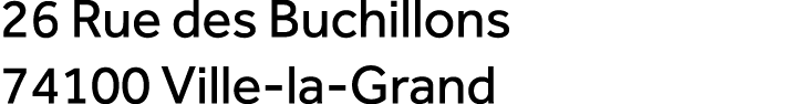 26 Rue des Buchillons 74100 Ville la Grand