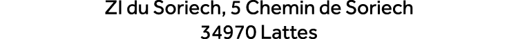 ZI du Soriech, 5 Chemin de Soriech 34970 Lattes