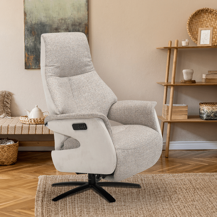 Stylish boho interior of living room with design chaise longue, and elegant personal accessories. Modern home decor. Template. Wabi sabi conepts.