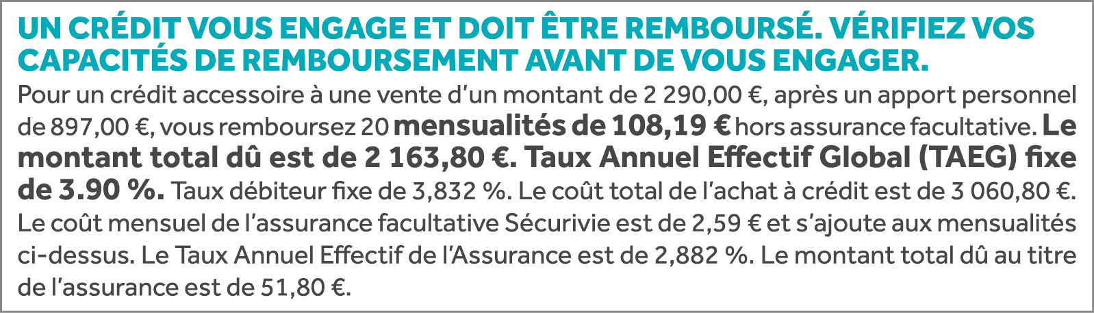 Un cr dit vous engage et doit tre rembours . V rifiez vos capacit s de remboursement avant de vous engager. Pour un ...