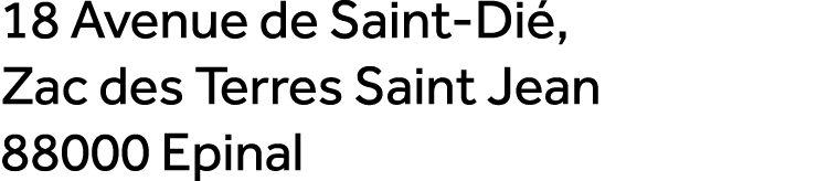 18 Avenue de Saint Di , Zac des Terres Saint Jean 88000 Epinal