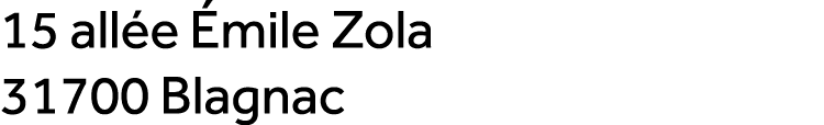 15 all e mile Zola 31700 Blagnac
