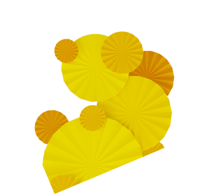 A 3D rendering of empty podiums for product display