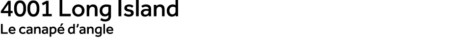 4001 Long Island Le canap d’angle
