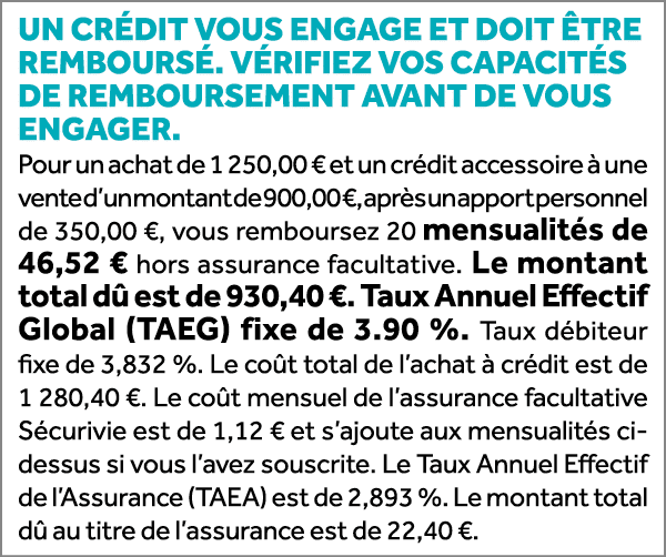 Un cr dit vous engage et doit tre rembours . V rifiez vos capacit s de remboursement avant de vous engager. Pour un ...
