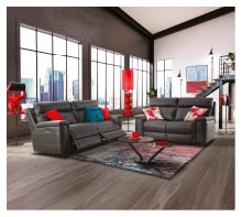 The interior ,Modern loft style living interior design. 3d rendering