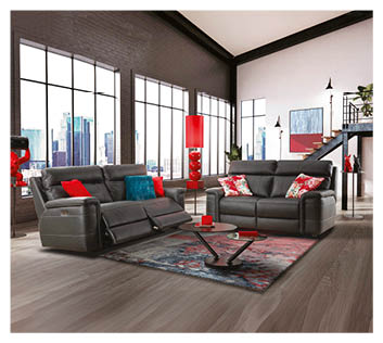 The interior ,Modern loft style living interior design. 3d rendering