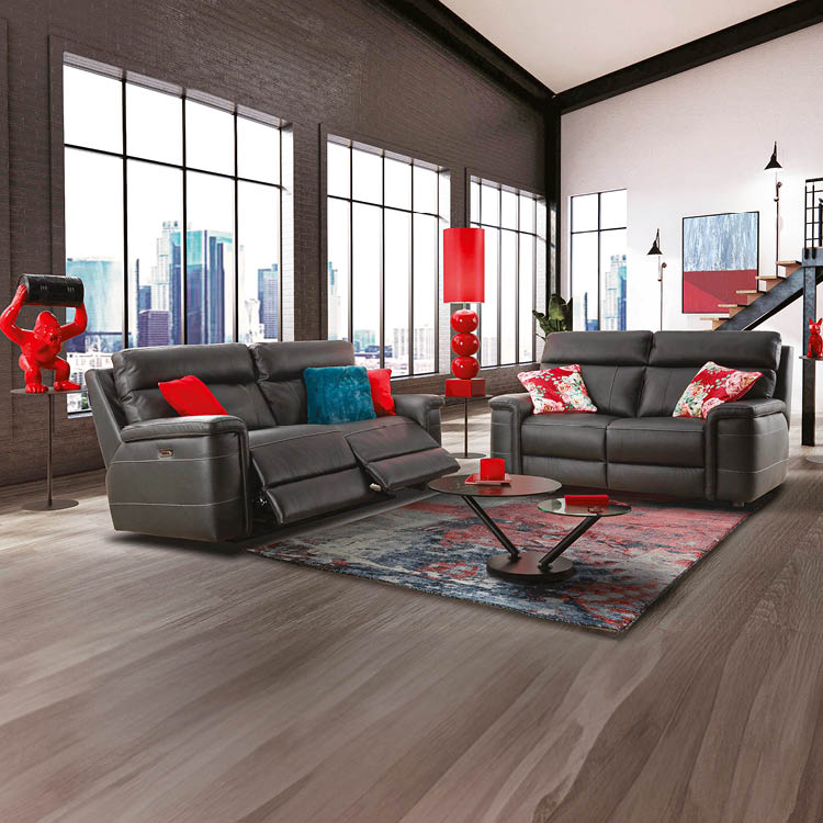 The interior ,Modern loft style living interior design. 3d rendering