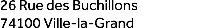 26 Rue des Buchillons 74100 Ville la Grand