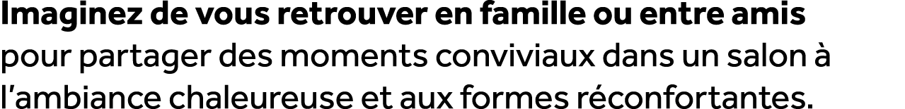 Imaginez de vous retrouver en famille ou entre amis pour partager des moments conviviaux dans un salon  l’ambiance c...