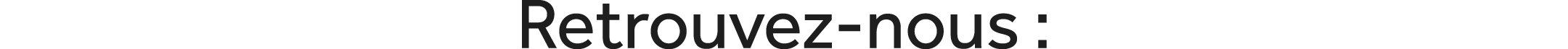Retrouvez nous :