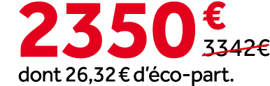 2350 €￼ dont 26,32 € d’ co part.