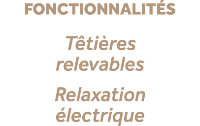fonctionnalit s T ti res relevables Relaxation lectrique