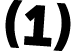 (1)