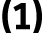 (1)