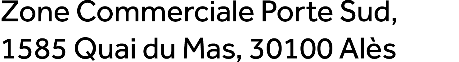 Zone Commerciale Porte Sud, 1585 Quai du Mas, 30100 Al s