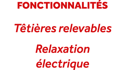 fonctionnalit s T ti res relevables Relaxation lectrique