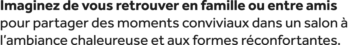 Imaginez de vous retrouver en famille ou entre amis pour partager des moments conviviaux dans un salon  l’ambiance c...