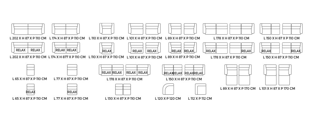 Dimensions Modèle 318E CORONA