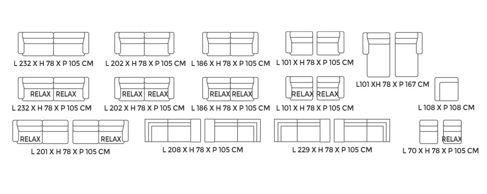 Dimensions Modèle 373E CAPO
