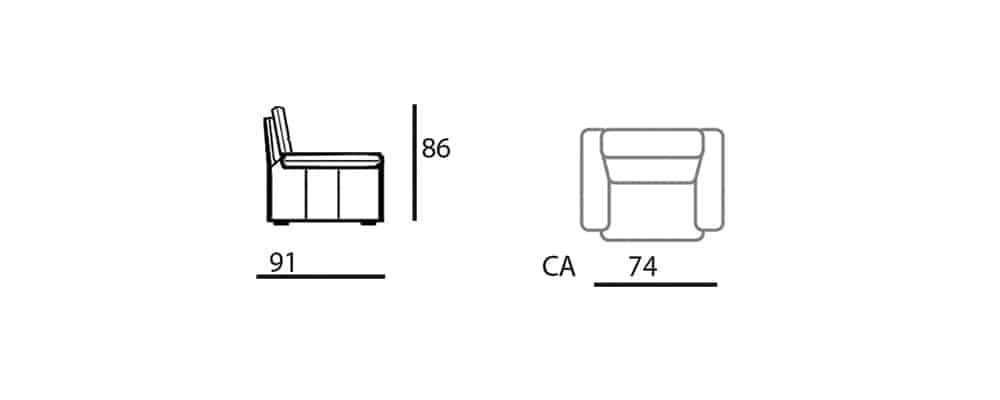 Dimensions Modèle P359