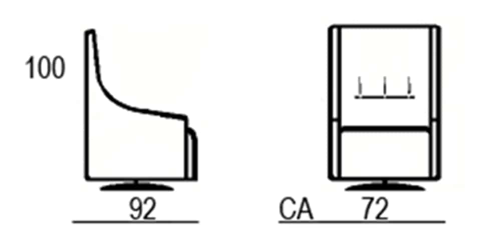 Dimensions Modèle P321