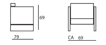 Dimensions MODÈLE P332 ISOTTA