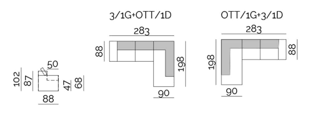 Dimensions MODÈLE PRACTICE