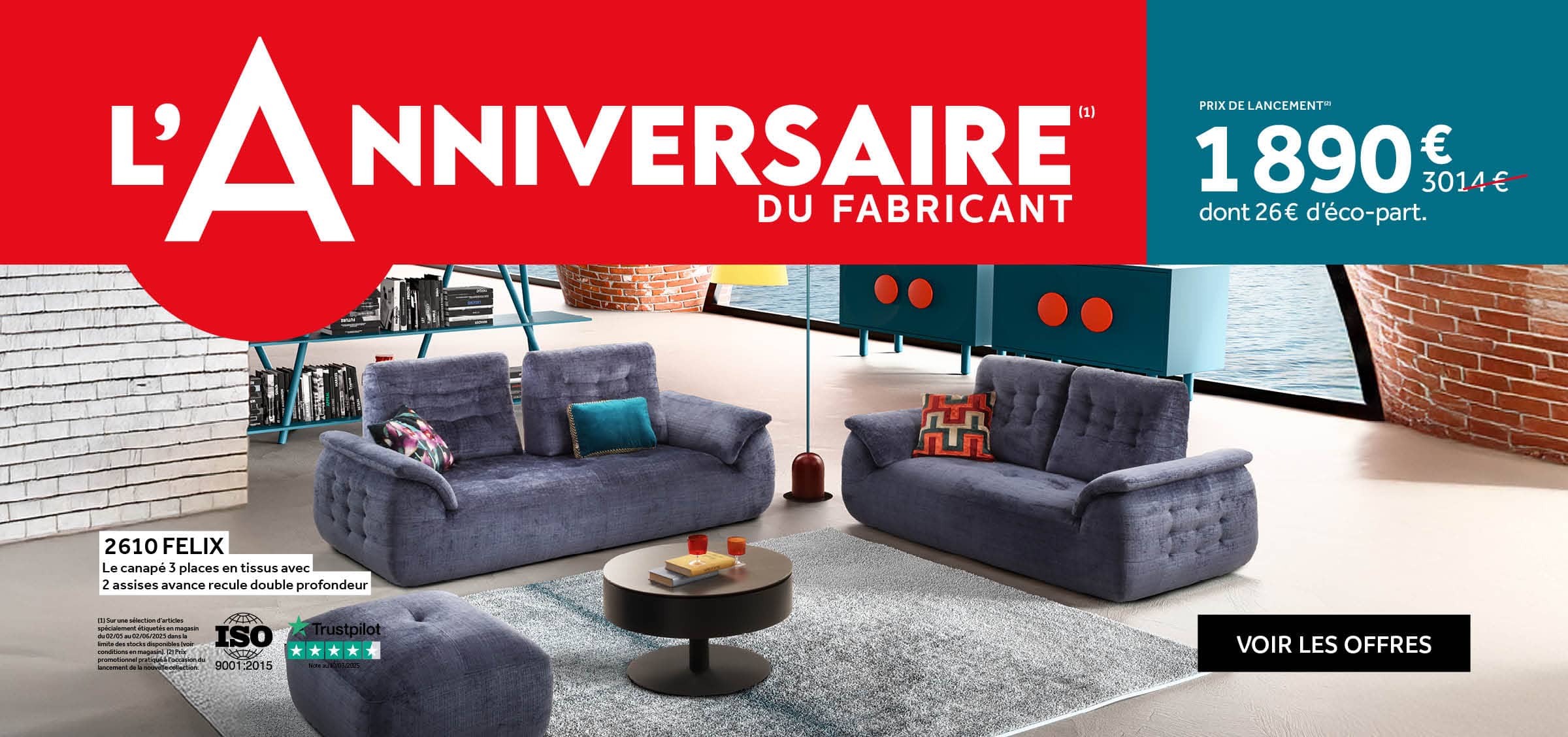 L'anniversaire du fabricant