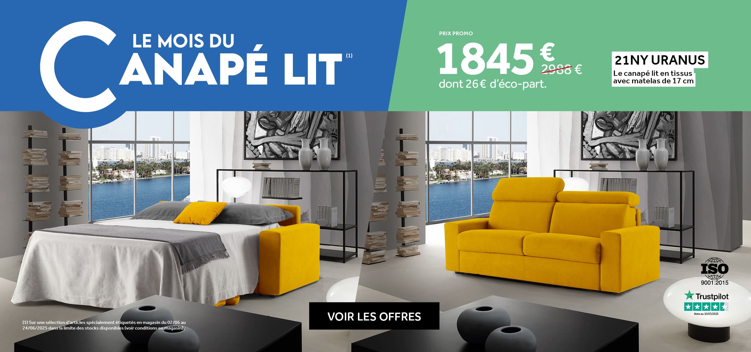 Le mois du canapé-lit