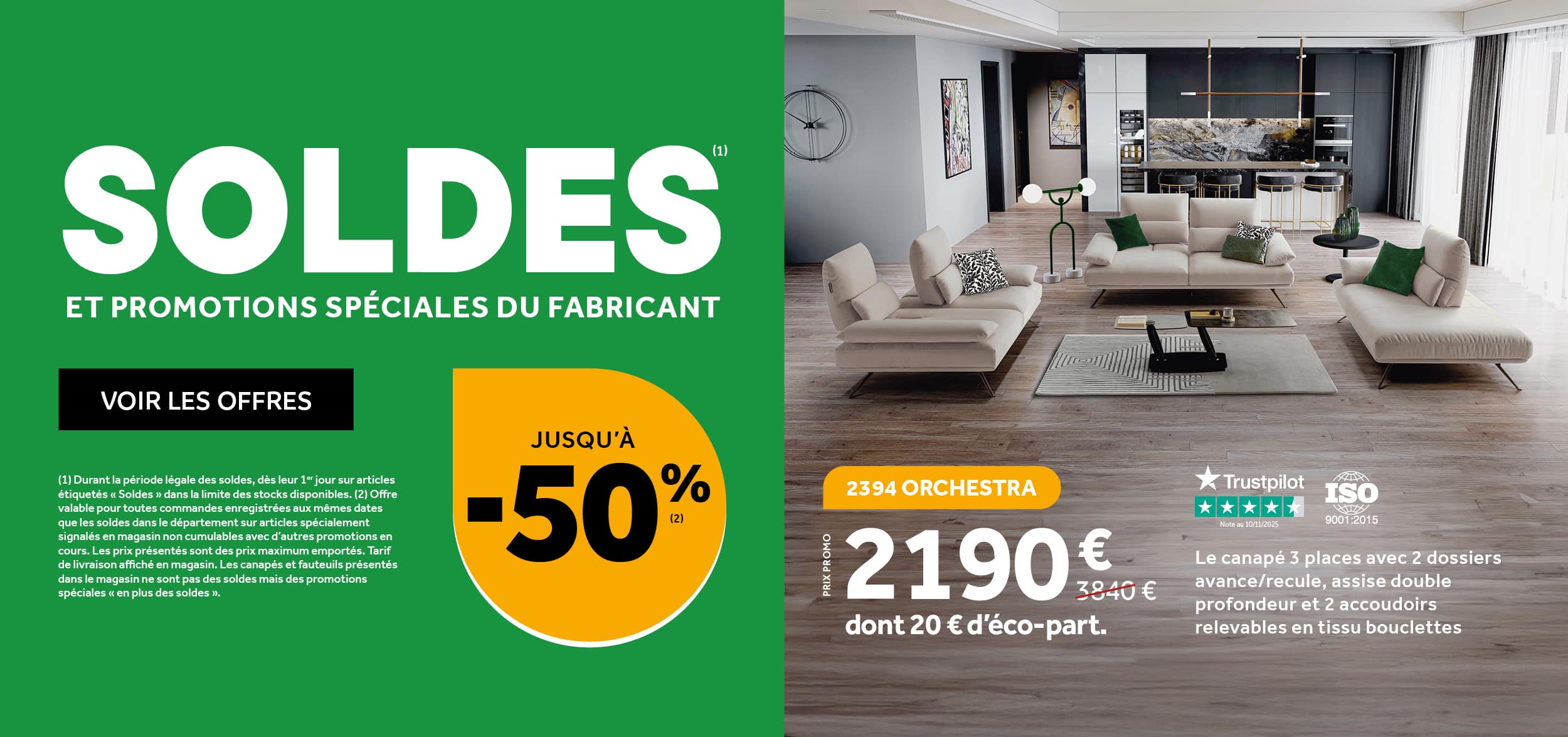 Soldes jusqu'à -50%
