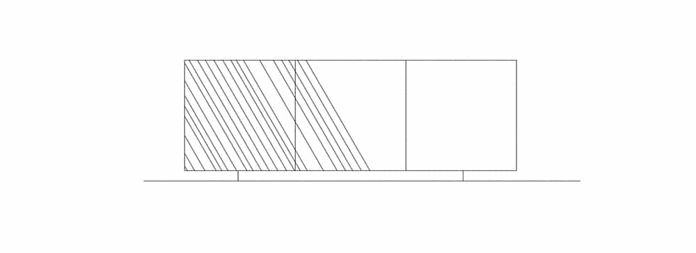 Dimensions Buffet SAN3 XA O6011